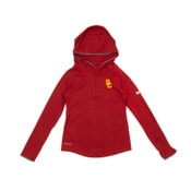 USC Trojans Girl's Nike Cardinal SC Interlock Element Logo Zip Hoodie